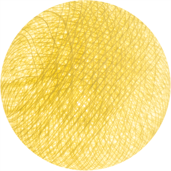boule tissée pour guirlande - jaune clair - Ghirlanda LED con telecomando - La Case de Cousin Paul