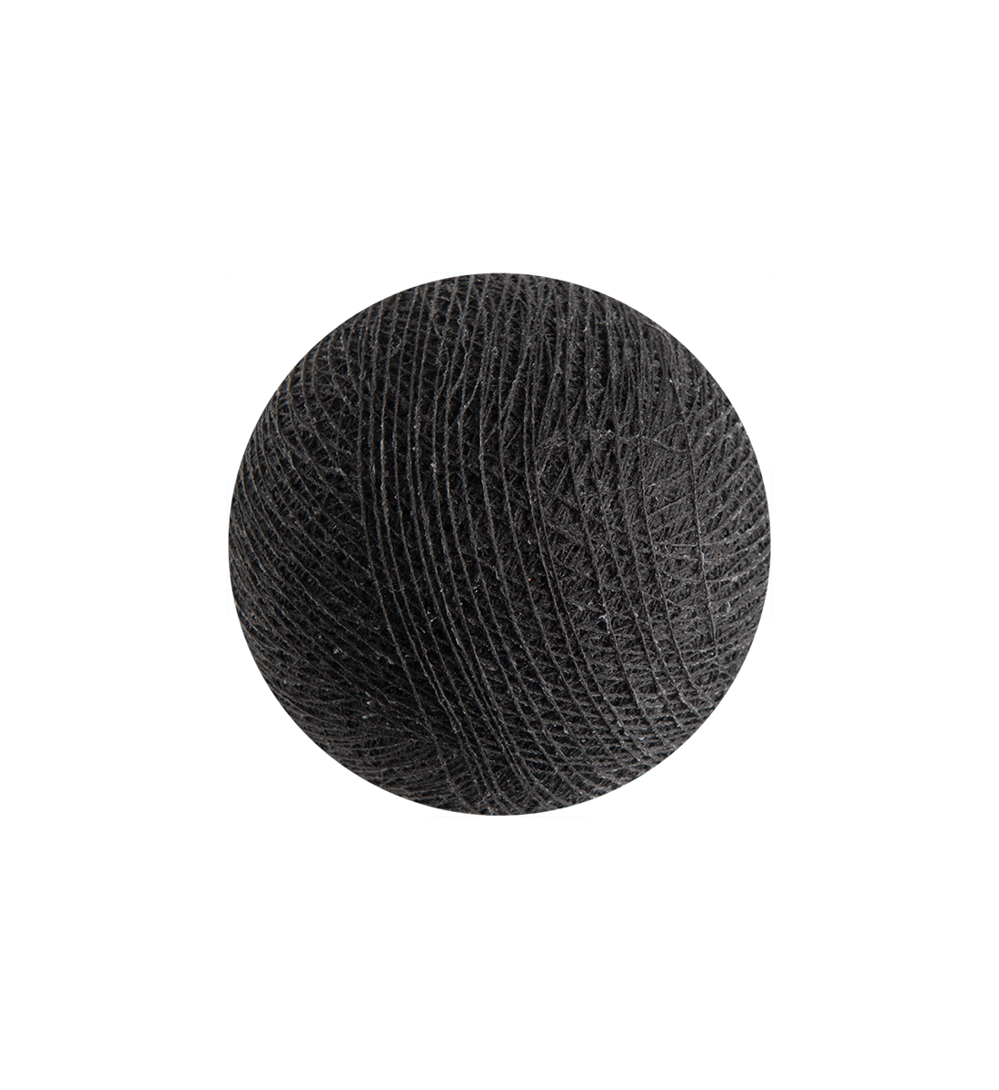 boule tissée pour guirlande - anthracite - L'Original balls - La Case de Cousin Paul