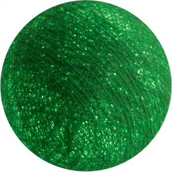 boule tissée pour guirlande lumineuse l'Original - vert flash - Boules Tissées l'Original - La Case de Cousin Paul