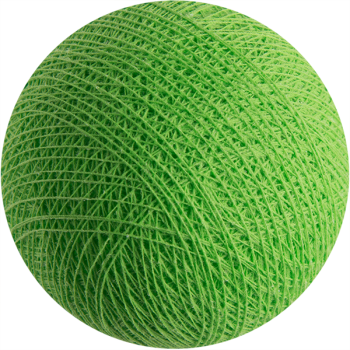 boule tissée pour guirlande lumineuse l'Original - vert flash - L'Original balls - La Case de Cousin Paul
