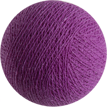 boule tissée pour guirlande lumineuse l'Original - violet cardinal - L'Original balls - La Case de Cousin Paul