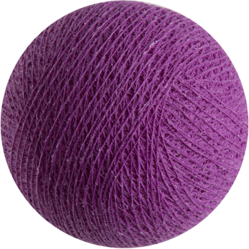 boule tissée pour guirlande lumineuse l'Original - violet cardinal - L'Original ballen - La Case de Cousin Paul