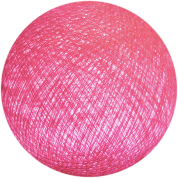 boule tissée pour guirlande - rose clair - L'Original kugeln - La Case de Cousin Paul