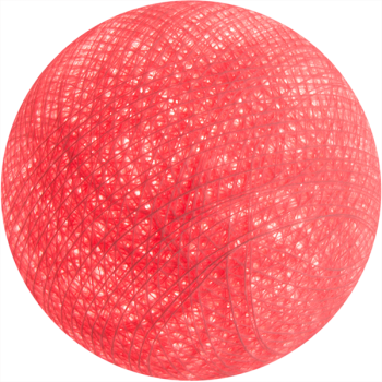 boule tissée pour guirlande lumineuse l'Original - rose bonbon - L'Original ballen - La Case de Cousin Paul
