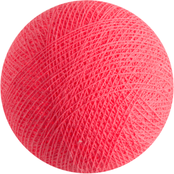boule tissée pour guirlande lumineuse l'Original - rose bonbon - L'Original balls - La Case de Cousin Paul