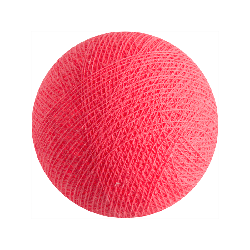 boule tissée pour guirlande lumineuse l'Original - rose bonbon - L'Original balls - La Case de Cousin Paul