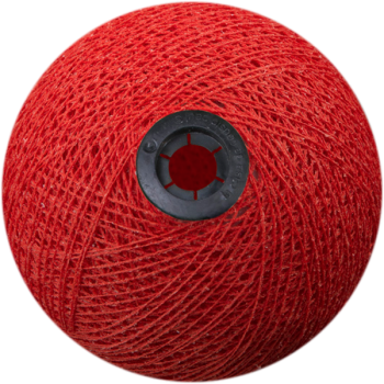 Boule tissée pour guirlande Outdoor rouge - Boules Outdoor - La Case de Cousin Paul