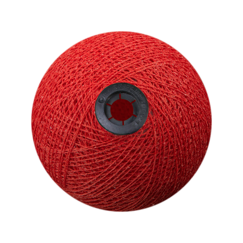 Boule tissée pour guirlande Outdoor rouge - Boules Outdoor - La Case de Cousin Paul