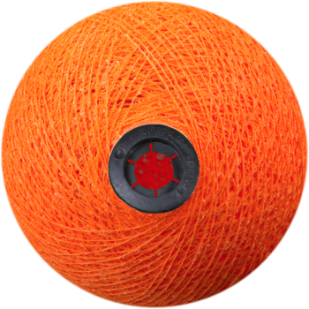 Boule tissée pour guirlande Outdoor orange flash - Boules Outdoor - La Case de Cousin Paul