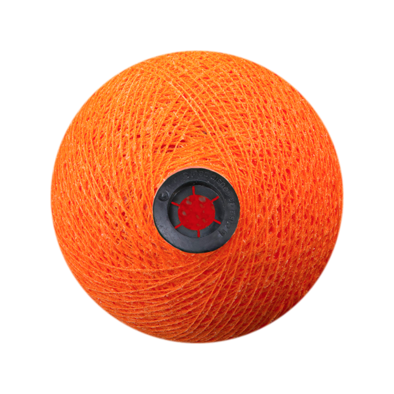 Boule tissée pour guirlande Outdoor orange flash - Boules Outdoor - La Case de Cousin Paul
