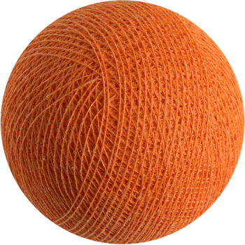 Boule tissée pour guirlande Outdoor orange - Boules Outdoor - La Case de Cousin Paul