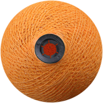 Boule tissée pour guirlande Outdoor orange clair - Boules Outdoor - La Case de Cousin Paul