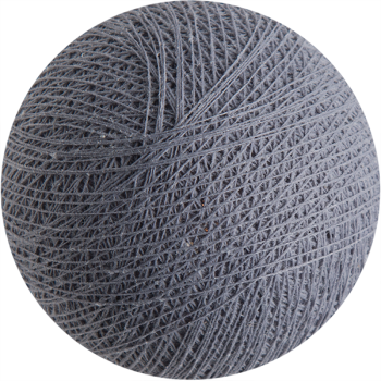 Boule tissée pour guirlande Outdoor gris lilas - Boules Outdoor - La Case de Cousin Paul