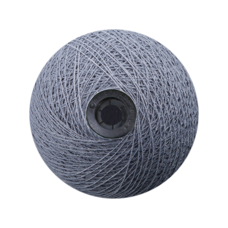 Boule tissée pour guirlande Outdoor gris lilas - Boules Outdoor - La Case de Cousin Paul