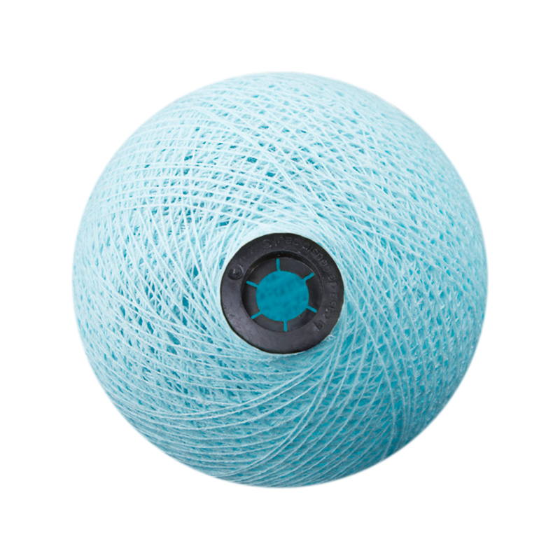 Boule tissée pour guirlande Outdoor bleu ciel - Boules Outdoor - La Case de Cousin Paul