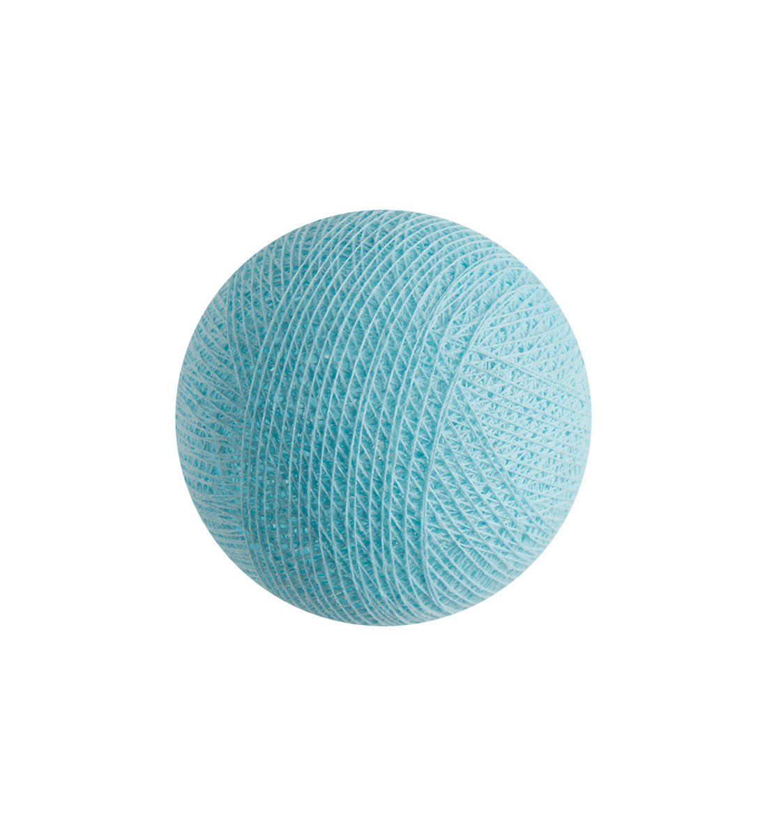 Boule tissée pour guirlande Outdoor bleu ciel - Boules Outdoor - La Case de Cousin Paul