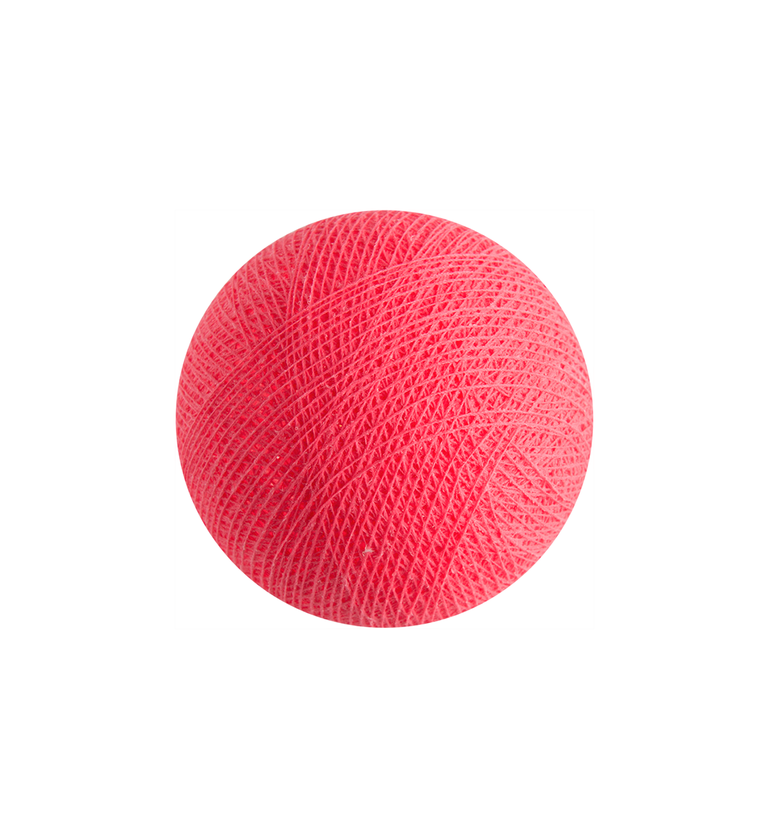 Boule tissée pour guirlande Outdoor rose bonbon - Boules Outdoor - La Case de Cousin Paul