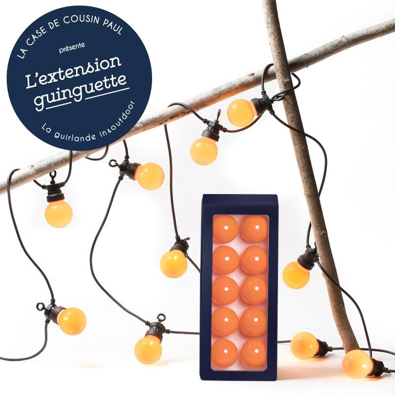 extension guirlande LED guinguette Mandarine extension guirlande LED guinguette Mandarine