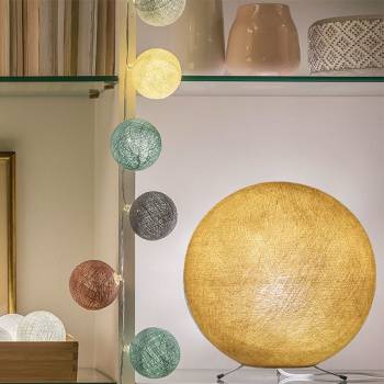 mustard - Lampshades globe - La Case de Cousin Paul