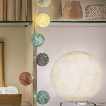 Ecru - Lampshades globe - La Case de Cousin Paul