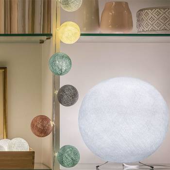 white - Lampshades globe - La Case de Cousin Paul