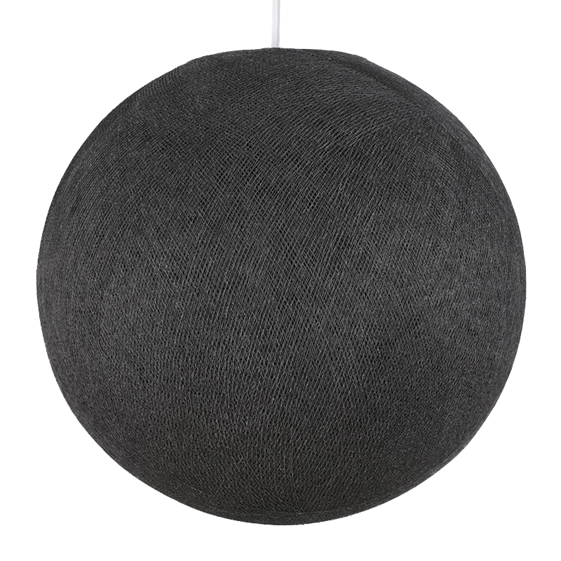 Globe anthracite éteint Globe anthracite éteint