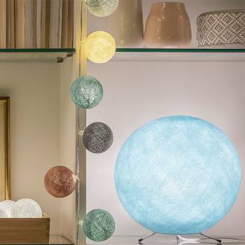 sky blue - Lampshades globe - La Case de Cousin Paul