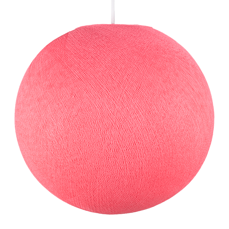 Globe rose bonbon éteint Globe rose bonbon éteint