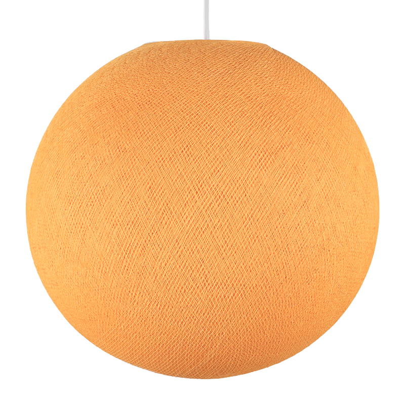 Globe orange clair éteint Globe orange clair éteint