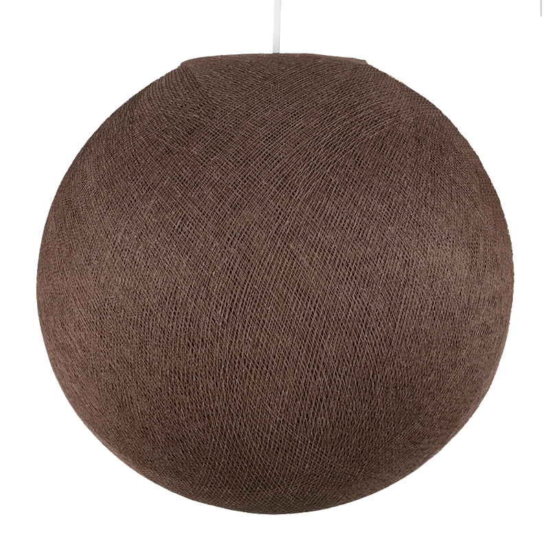 Globe marron glacé éteint Globe marron glacé éteint