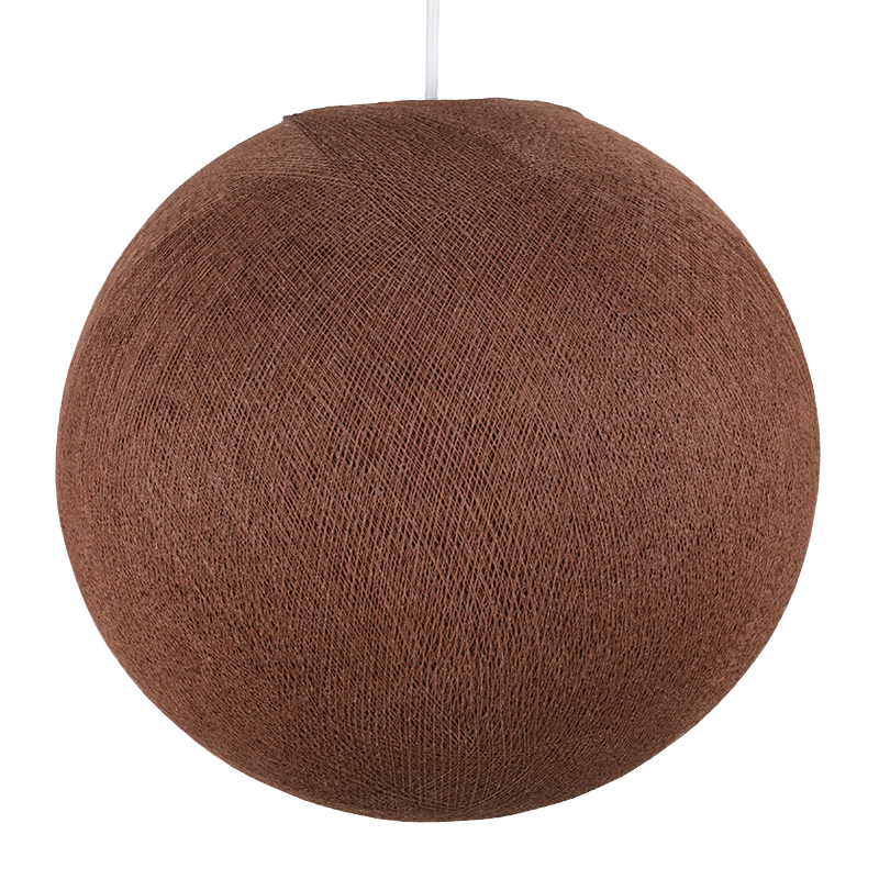 Globe marron cuivré éteint Globe marron cuivré éteint