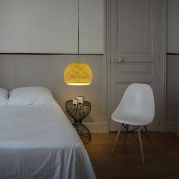 mustard - Lampshades domes - La Case de Cousin Paul