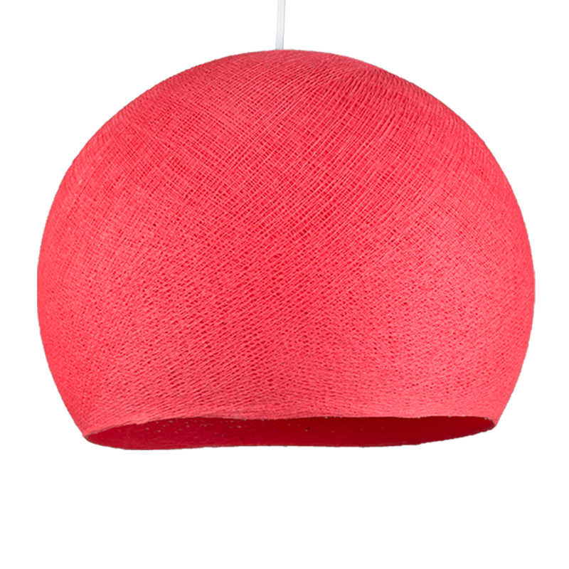 Coupole rose bonbon éteinte Coupole rose bonbon éteinte