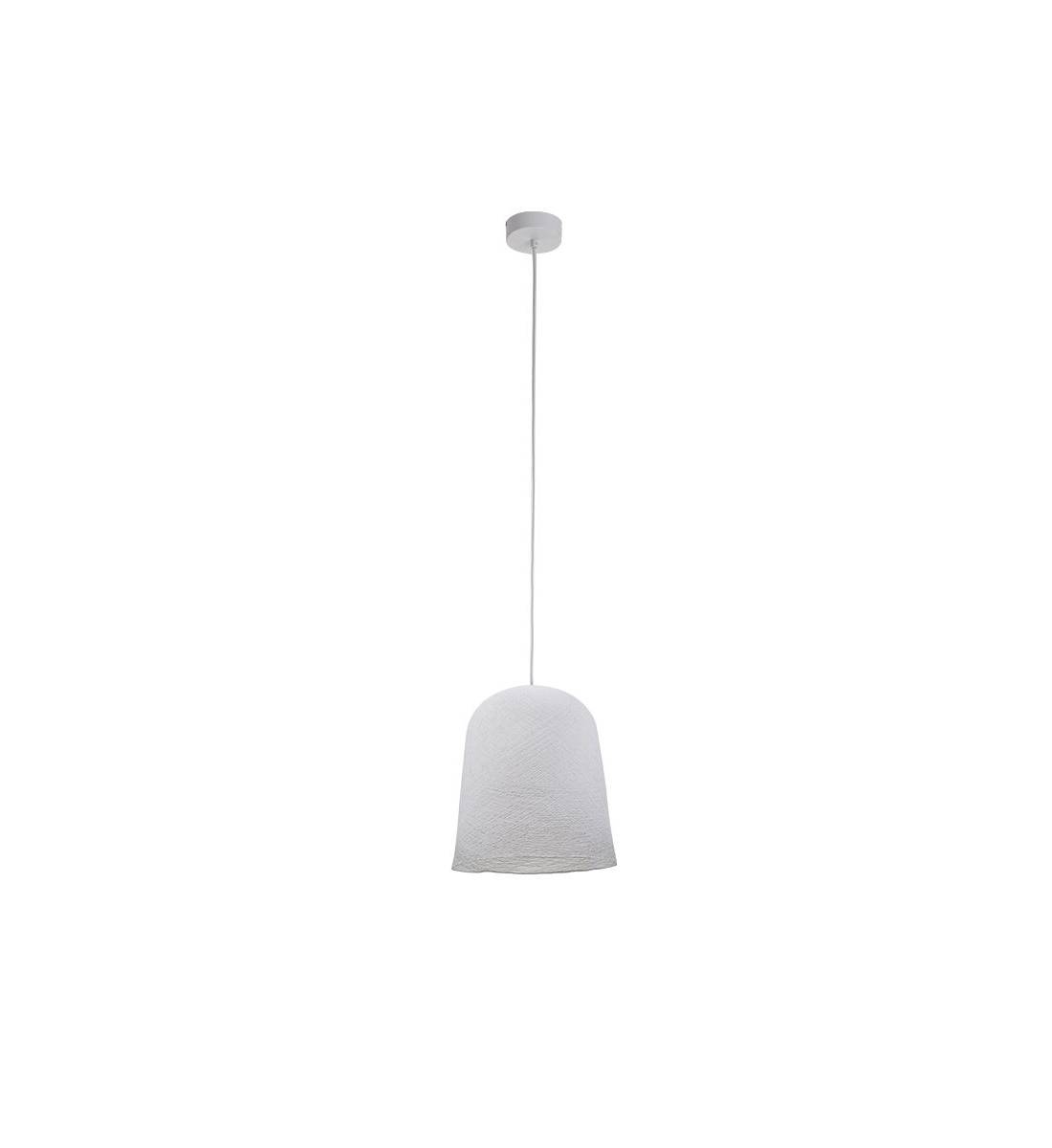 Suspension simple Jupe blanc - Single Pendant lamp - La Case de Cousin Paul