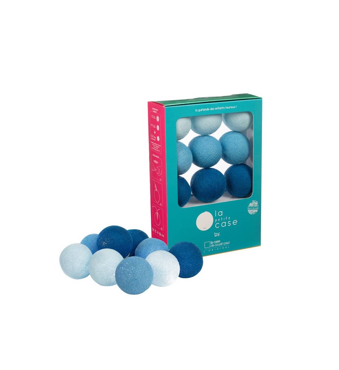 9 balls Lucien - Baby Night Lights gift boxes - La Case de Cousin Paul