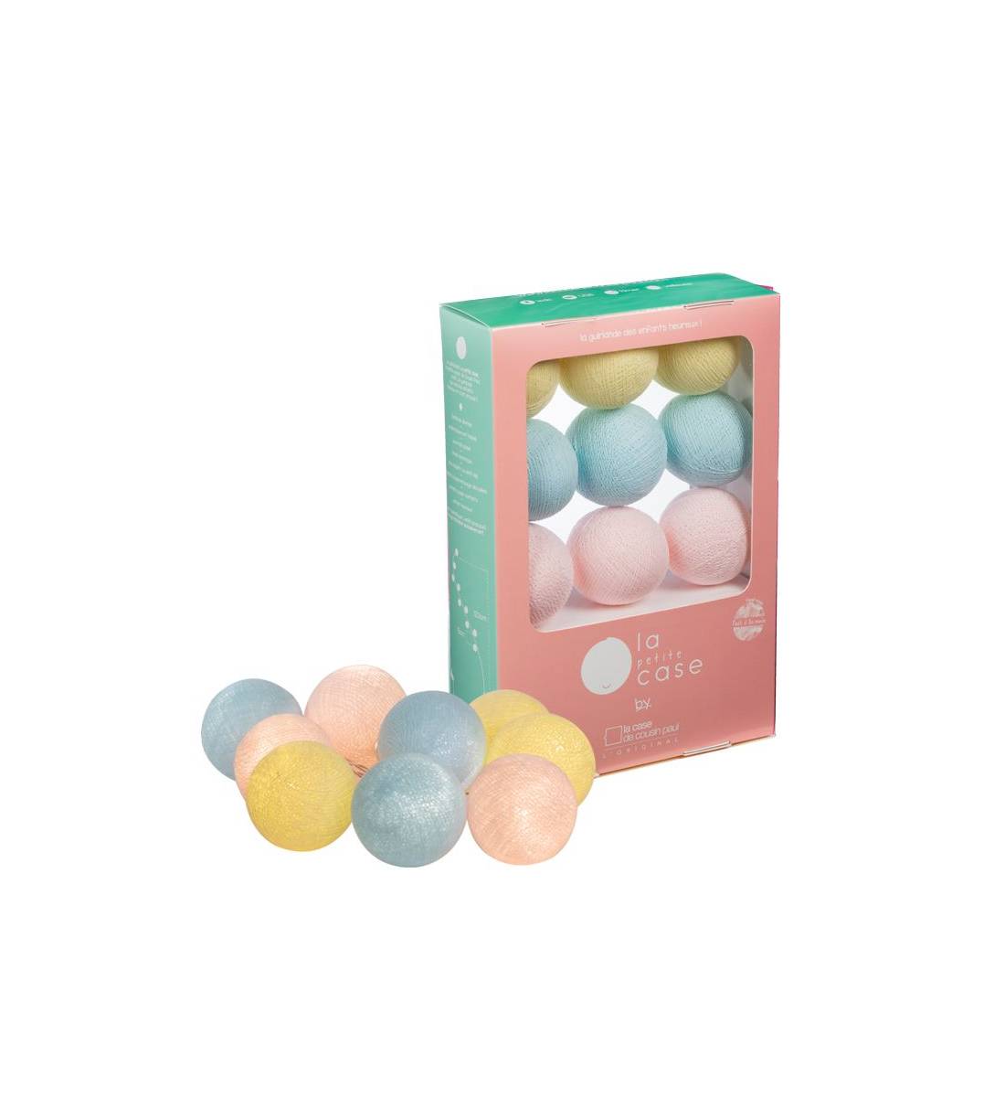 9 balls Céleste - Baby Night Lights gift boxes - La Case de Cousin Paul