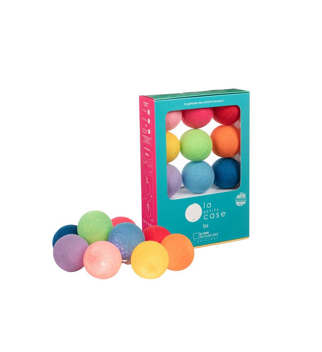 9 balls Oscar - Baby Night Lights gift boxes - La Case de Cousin Paul