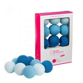 9 balls with batteries Lucien - Baby Night Lights gift boxes - La Case de Cousin Paul