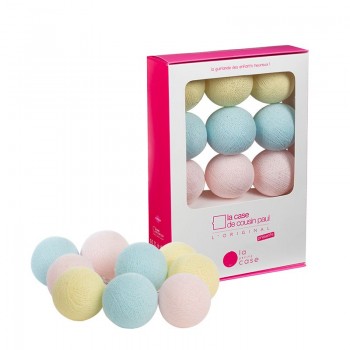 9 balls with batteries Céleste - Baby Night Lights gift boxes - La Case de Cousin Paul