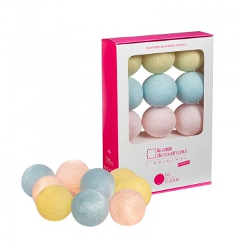 9 balls with batteries Céleste - Baby Night Lights gift boxes - La Case de Cousin Paul