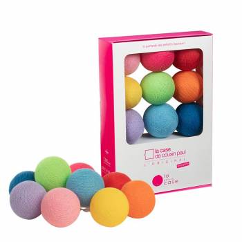 Coffret 9 boules à piles Oscar - Coffrets Guirlande veilleuse bébé - La Case de Cousin Paul