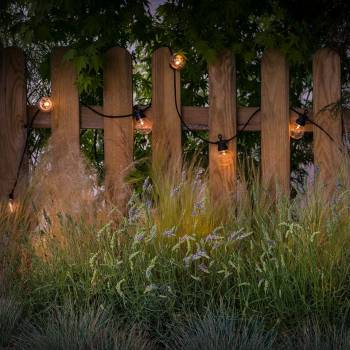 Transparent romantic Guinguette - Guinguette string lights - La Case de Cousin Paul