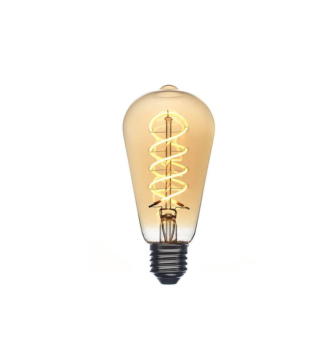 Ampoule LED Edison ambrée - Accueil - La Case de Cousin Paul