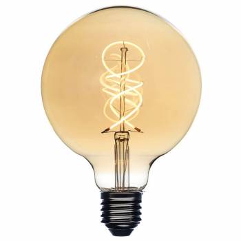 Amber LED globe bulb Ø 125 mm - Ampoules - La Case de Cousin Paul
