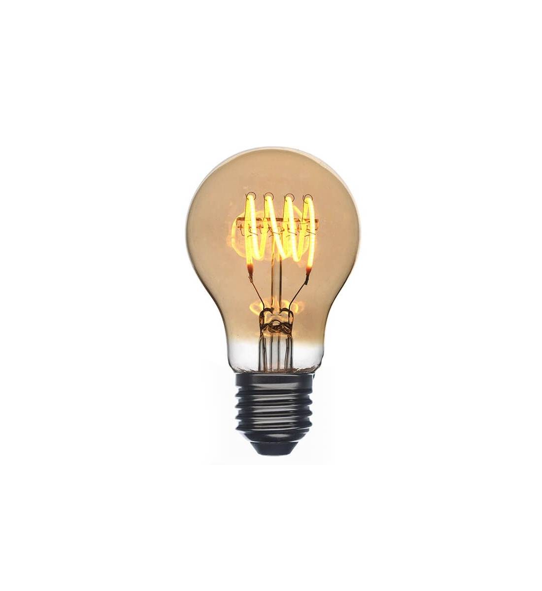 Ampoule LED Vintage ambrée ø60mm - Accueil - La Case de Cousin Paul