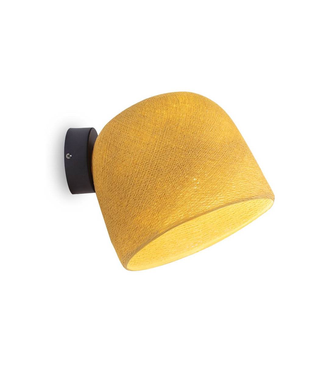 Applique murale Cloche moutarde - Wall light - La Case de Cousin Paul