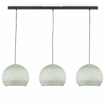 Rail gris anthracite 3 coupoles S gris perle - Luminaire sur rail - La Case de Cousin Paul