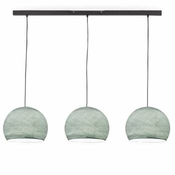 Rail gris anthracite 3 coupoles S azur - Luminaire sur rail - La Case de Cousin Paul