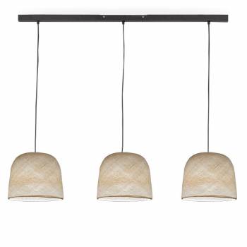"Rail" 3 ecru cloche - The Island Pendant - La Case de Cousin Paul