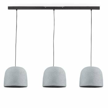 Rail gris anthracite 3 cloches gris perle - Rieles - La Case de Cousin Paul